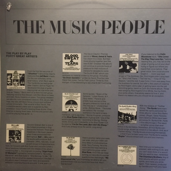 Various - The Music People (3LP) [Vinyl] | Columbia (C3X 31280) - 2