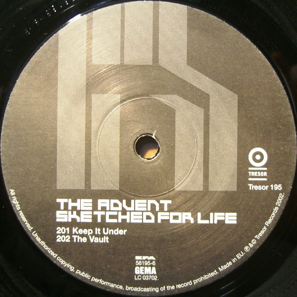 The Advent - Sketched For Life | Tresor (Tresor 195) - 4 The Advent - Sketched For Life | Tresor (Tresor 195) - 4