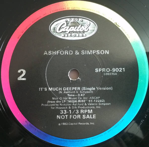 Ashford & Simpson - It's Much Deeper | Capitol Records (SPRO-9020) - 2 Ashford & Simpson - It's Much Deeper | Capitol Records (SPRO-9020) - 2