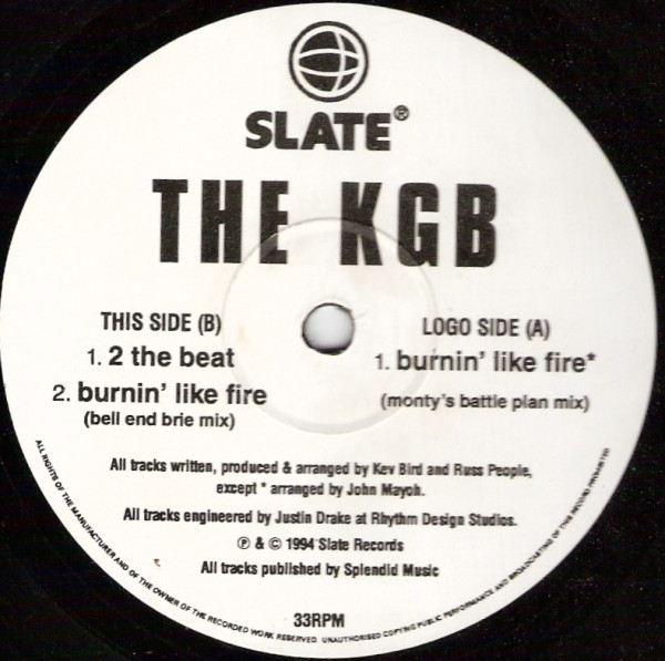 KGB - Burnin' Like Fire | Slate (SLATE 002) - main