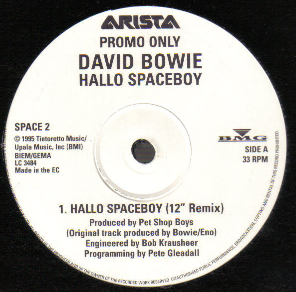 David Bowie - Hallo Spaceboy | Arista (SPACE 2)