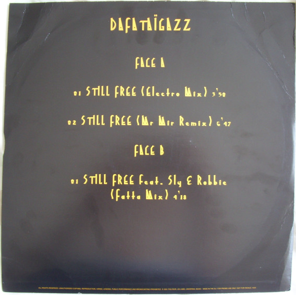Dafataigazz - Still Free | Polydor (0323)