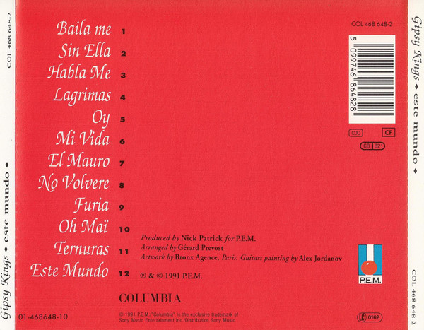 Gipsy Kings - Este Mundo | Columbia (COL 468 648-2) - 2