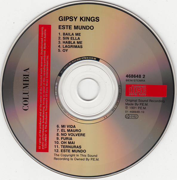 Gipsy Kings - Este Mundo | Columbia (COL 468 648-2) - 3