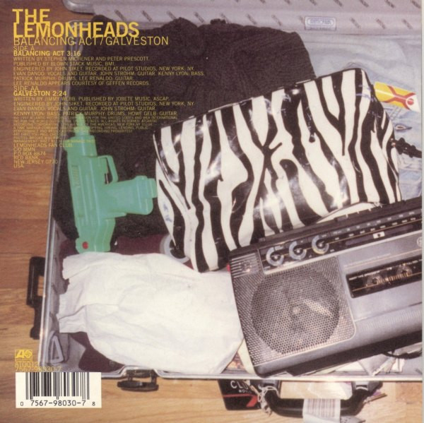The Lemonheads - Balancing Act / Galveston 7" | Atlantic (AT0012) - 2 The Lemonheads - Balancing Act / Galveston 7" | Atlantic (AT0012) - 2