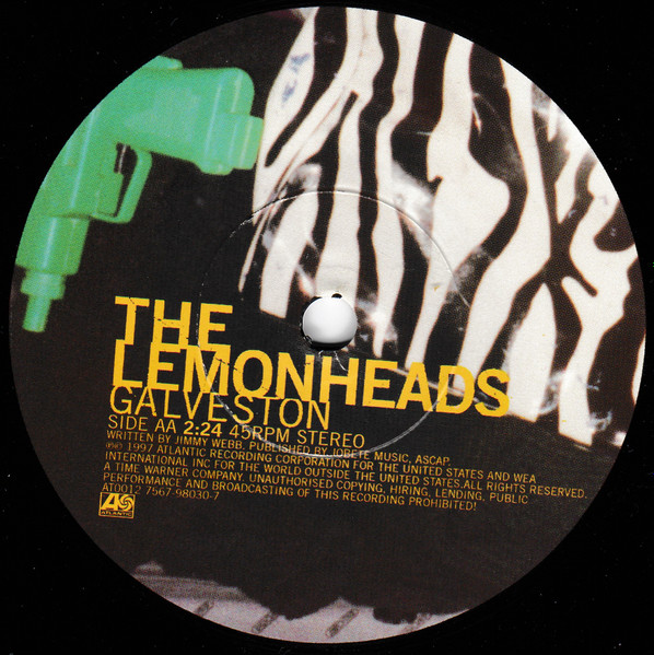 The Lemonheads - Balancing Act / Galveston 7" | Atlantic (AT0012) - 4 The Lemonheads - Balancing Act / Galveston 7" | Atlantic (AT0012) - 4