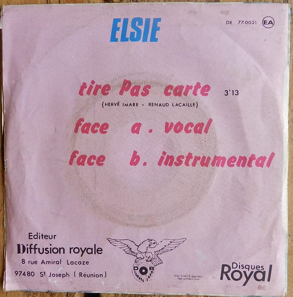 Elsie Baillif - Tire Pas Carte | Disques Royal (77.0021) - 2