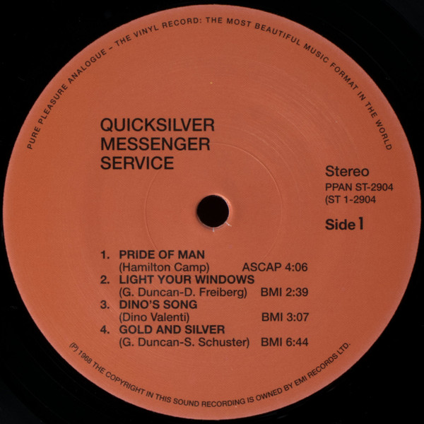Quicksilver Messenger Service - Quicksilver Messenger Service | Pure Pleasure Analogue (PPAN ST2904) - 3