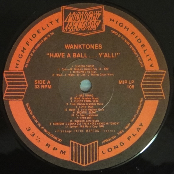 The Wanktones - Have A Ball Y'all | Midnight Records (MIR LP 108) - 3 The Wanktones - Have A Ball Y'all | Midnight Records (MIR LP 108) - 3