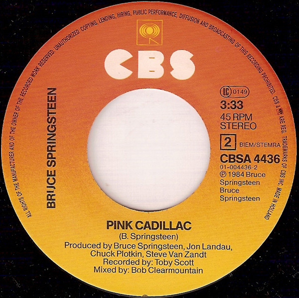 Bruce Springsteen - Dancing In The Dark | CBS (A-4436) - 4