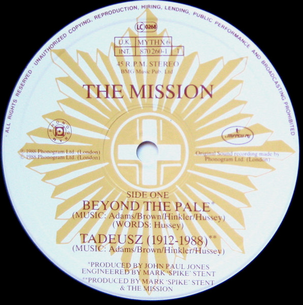 The Mission - Beyond The Pale | Mercury (MYTHX 6) - 3 The Mission - Beyond The Pale | Mercury (MYTHX 6) - 3