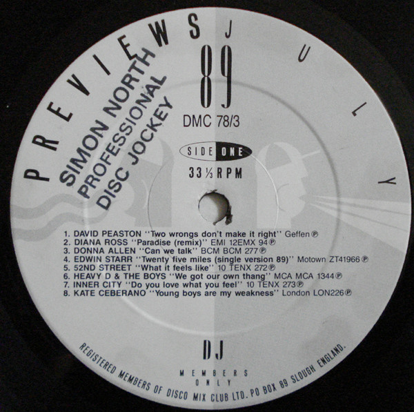 Various - July 89 - Previews | DMC (DMC 78/3) - 3 Various - July 89 - Previews | DMC (DMC 78/3) - 3