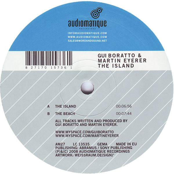Gui Boratto & Martin Eyerer - The Island | Audiomatique Recordings (AM27)