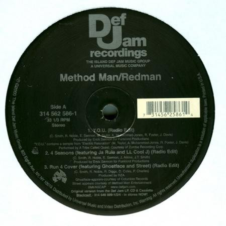 Method Man & Redman - Y.O.U. / 4 Seasons / Run 4 Cover | Def Jam Recordings (314 562 586-1) - main Method Man & Redman - Y.O.U. / 4 Seasons / Run 4 Cover | Def Jam Recordings (314 562 586-1) - main
