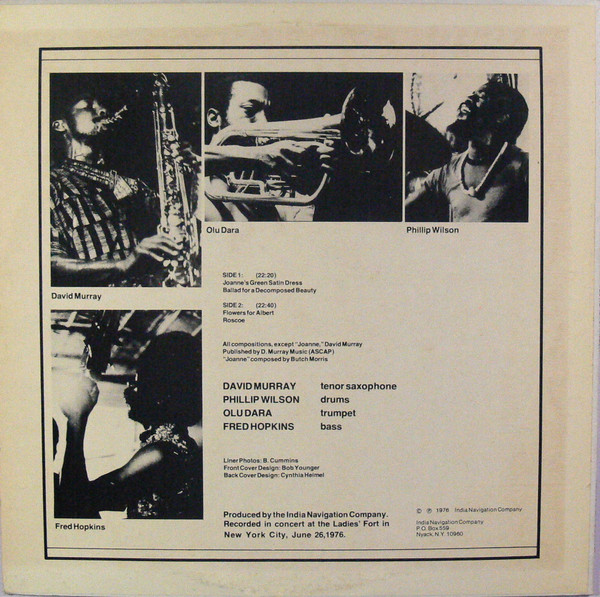 David Murray - Flowers For Albert | India Navigation (IN 1026) - 2 David Murray - Flowers For Albert | India Navigation (IN 1026) - 2