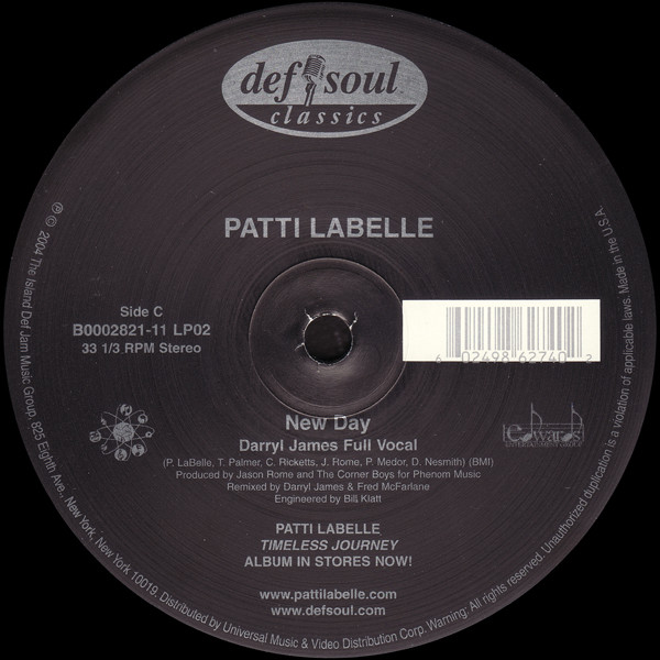 Patti LaBelle - New Day | Def Soul Classics (B0002821-11) - 4 Patti LaBelle - New Day | Def Soul Classics (B0002821-11) - 4