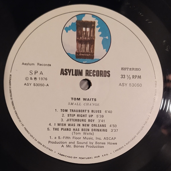 Tom Waits - Small Change | Asylum Records (ASY 53050) - 2