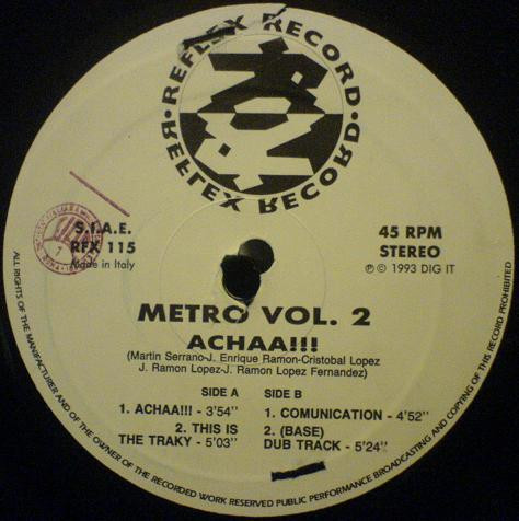 Metro - Vol. 2 - Achaa !!! | Reflex Records (RFX 115) - 2 Metro - Vol. 2 - Achaa !!! | Reflex Records (RFX 115) - 2
