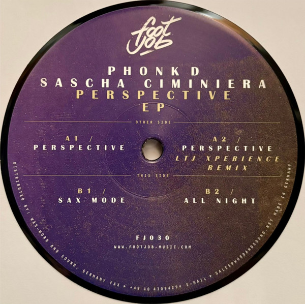 Phonk D , Sascha Ciminiera - Perspective EP | Footjob (FJ030) - main