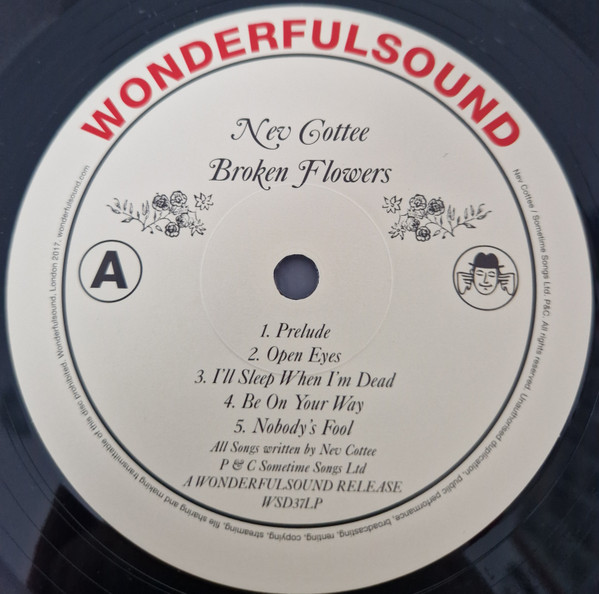 Nev Cottee - Broken Flowers | Wonderfulsound (WSD37LP) - 3 Nev Cottee - Broken Flowers | Wonderfulsound (WSD37LP) - 3