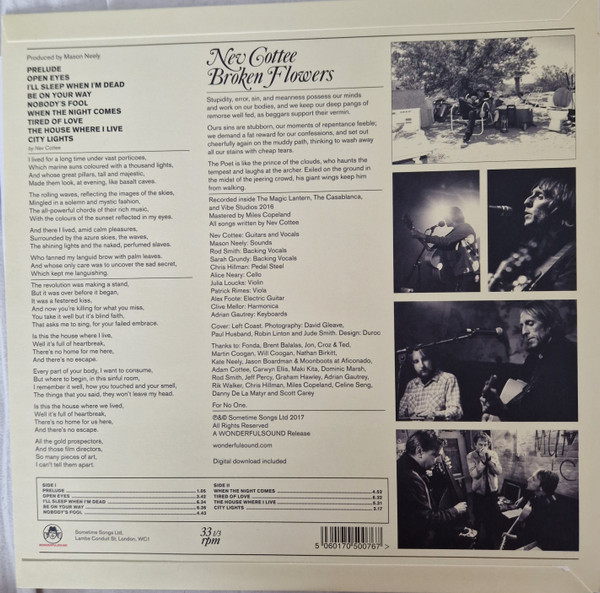 Nev Cottee - Broken Flowers | Wonderfulsound (WSD37LP) - 2 Nev Cottee - Broken Flowers | Wonderfulsound (WSD37LP) - 2