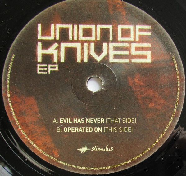 Union Of Knives - Union Of Knives EP | Stimulus (STI005LP) - 4 Union Of Knives - Union Of Knives EP | Stimulus (STI005LP) - 4