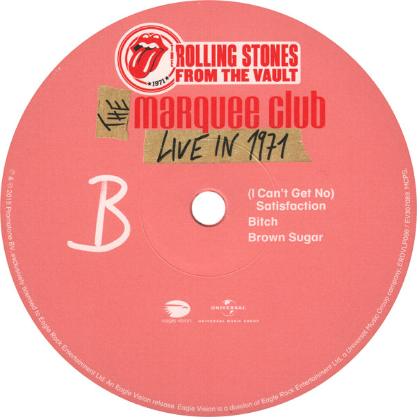 The Rolling Stones - The Marquee Club (Live In 1971) | Eagle Vision (ERDVLP086) - 4