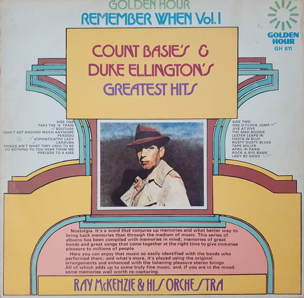 Ray McKenzie And His Orchestra - Remember When Vol.1: Count Basie's And Duke Ellington's Greatest Hits | Golden Hour (GH 811) - 3