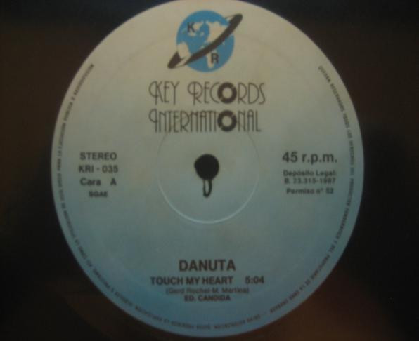 Danuta - Touch My Heart | Key Records Int. (KRI-035) - 3