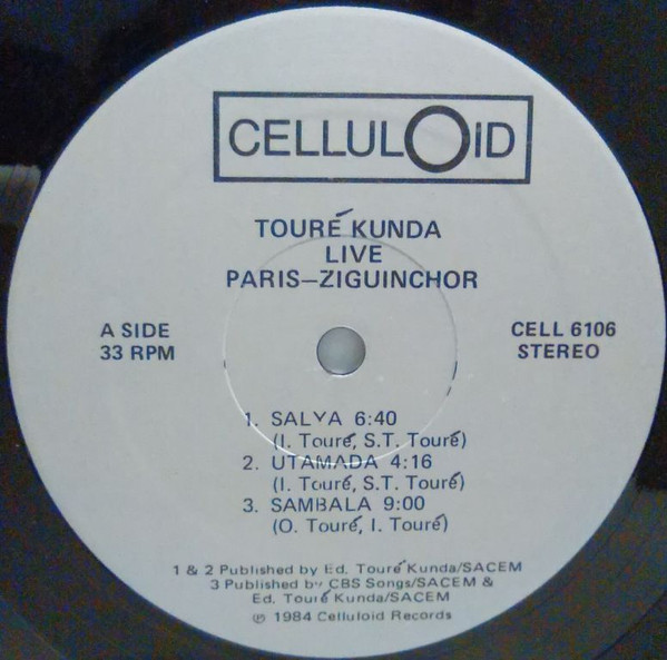 Touré Kunda - Live Paris-Ziguinchor | Celluloid (CELL 6106) - 4