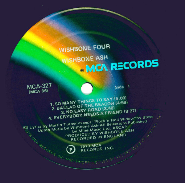 Wishbone Ash - Wishbone Four | MCA Records (MCA-327) - 2 Wishbone Ash - Wishbone Four | MCA Records (MCA-327) - 2
