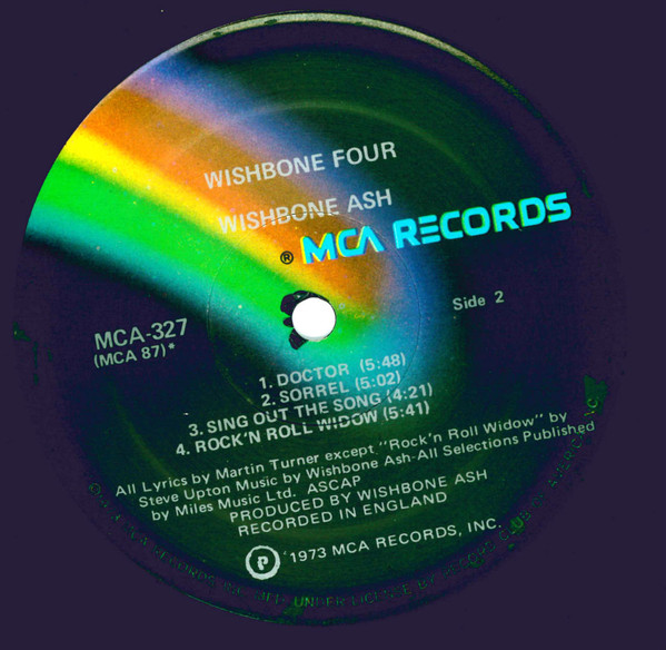 Wishbone Ash - Wishbone Four | MCA Records (MCA-327) - 3 Wishbone Ash - Wishbone Four | MCA Records (MCA-327) - 3