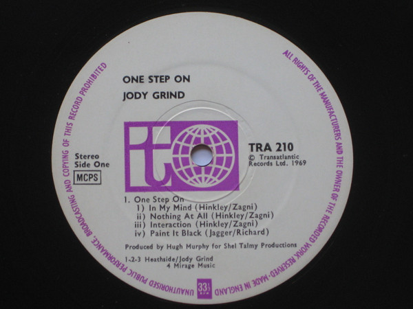 Jody Grind - One Step On | Transatlantic Records (TRA 210) - 3