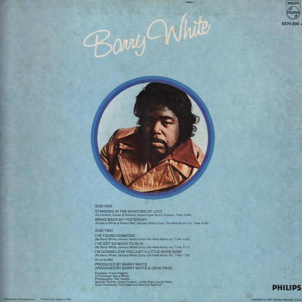Barry White - I've Got So Much To Give | Philips (6370 200 L) - 3