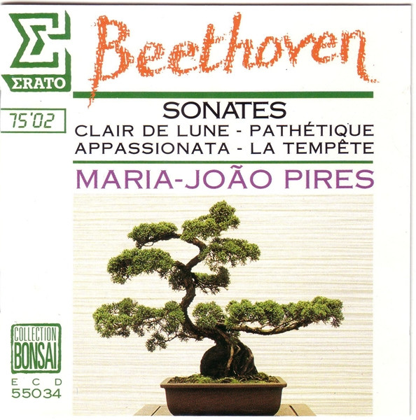 Ludwig van Beethoven / Maria-João Pires - Sonates Clair De Lune - Pathétique - Appassionata - La Tempête | Erato (ECD 55034)
