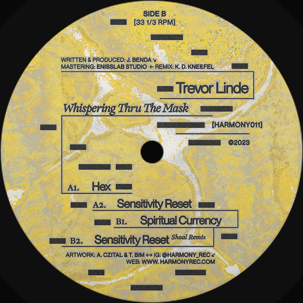 Trevor Linde - Whispering Thru The Mask | Harmony Rec. (HARMONY011) - 2 Trevor Linde - Whispering Thru The Mask | Harmony Rec. (HARMONY011) - 2