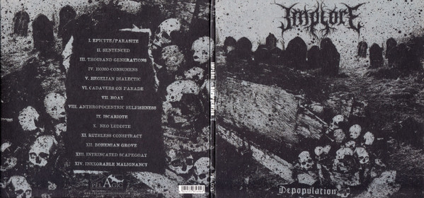 Implore - Depopulation | Pelagic Records (PEL 051) - 3
