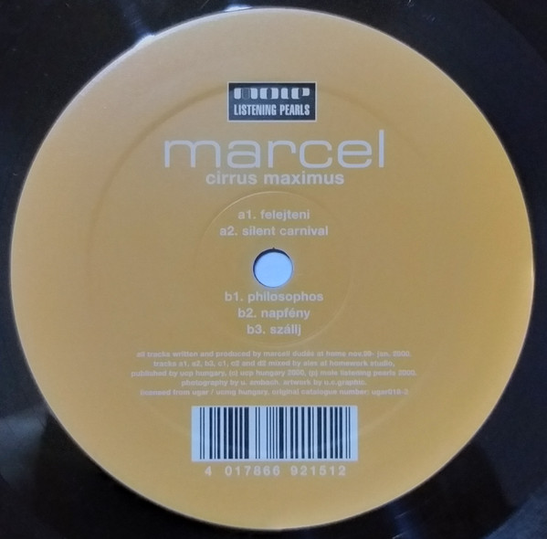 Marcel - Cirrus Maximus | Mole Listening Pearls (MOLE027-3) - 4 Marcel - Cirrus Maximus | Mole Listening Pearls (MOLE027-3) - 4