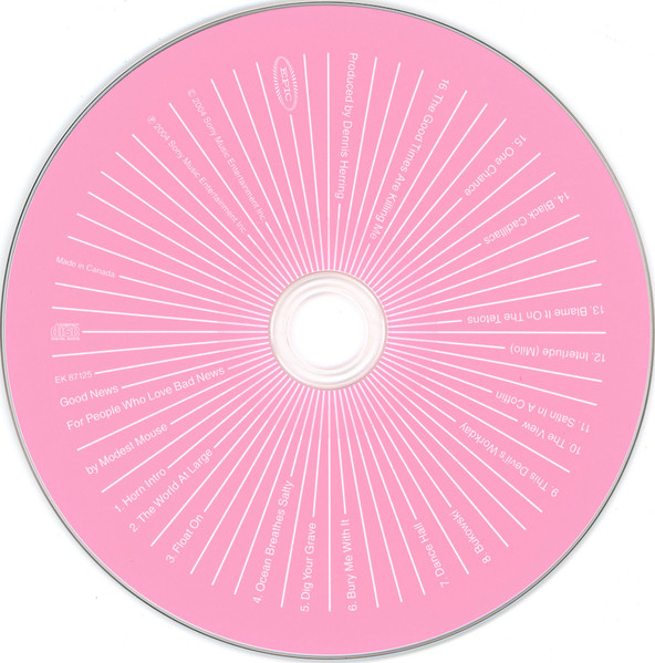 Modest Mouse - Good News For People Who Love Bad News [CD] | Epic (EK 87125) - 3