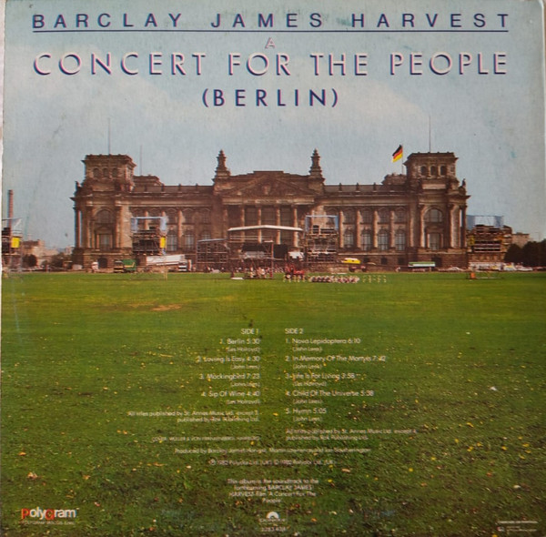 Barclay James Harvest - Berlin (A Concert For The People) | Polydor (2383 638) - 2