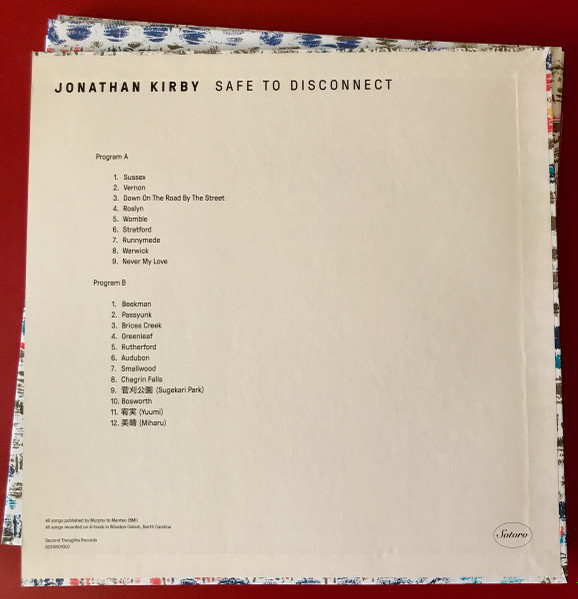 Jon Kirby - Safe To Disconnect | Second Thoughts Records (SOTORO1002) - 2 Jon Kirby - Safe To Disconnect | Second Thoughts Records (SOTORO1002) - 2