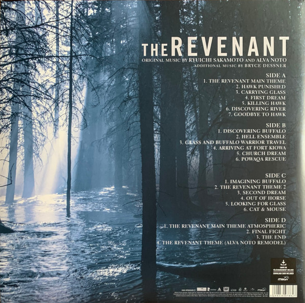 Alva Noto + Ryuichi Sakamoto , Additional Music By Bryce Dessner - The Revenant (Original Motion Picture Soundtrack) | Milan (399 786-2) - 2 Alva Noto + Ryuichi Sakamoto , Additional Music By Bryce Dessner - The Revenant (Original Motion Picture Soundtrack) | Milan (399 786-2) - 2