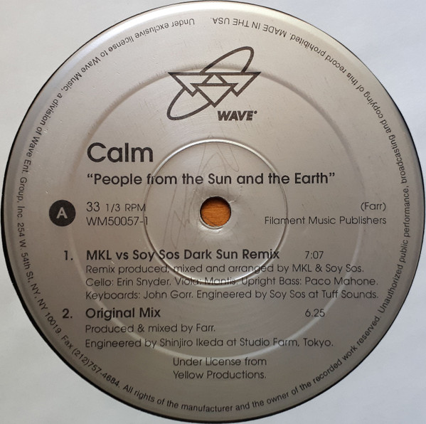 Calm - People From The Sun And The Earth | Wave Music (WM50057-1) - 2