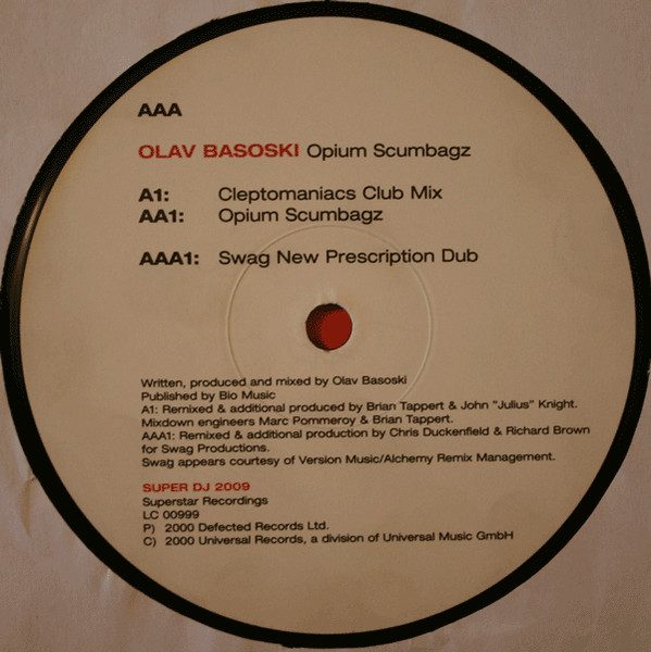 Olav Basoski - Opium Scumbagz | Superstar Recordings (SUPER DJ 2009) - 3 Olav Basoski - Opium Scumbagz | Superstar Recordings (SUPER DJ 2009) - 3