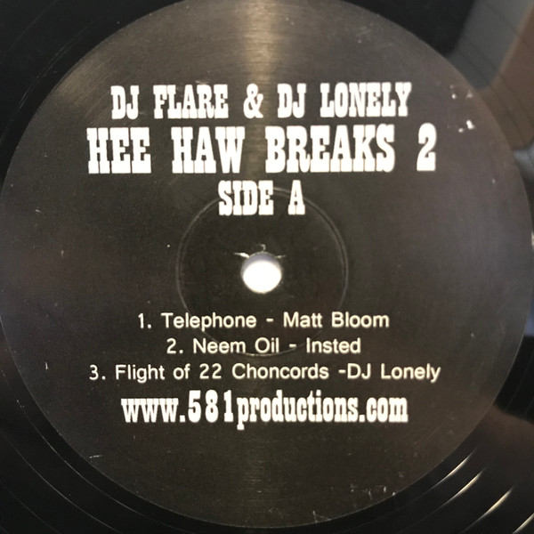 DJ Flare & DJ Lonely - Hee Haw Breaks 2 | 581 Productions (JW-1977) - 3