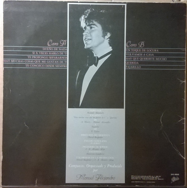 José Luis Rodríguez - Dueño De Nada | Epic (EPC 85839) - 2