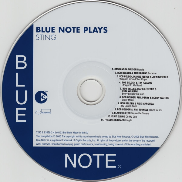 Various - Blue Note Plays Sting | Blue Note (7243 8 63829 2 4) - 3