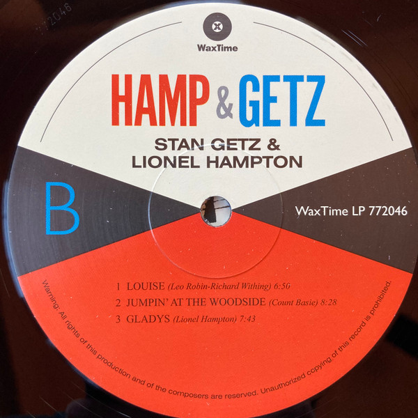 Stan Getz & Lionel Hampton - Hamp & Getz | WaxTime (772046) - 4 Stan Getz & Lionel Hampton - Hamp & Getz | WaxTime (772046) - 4