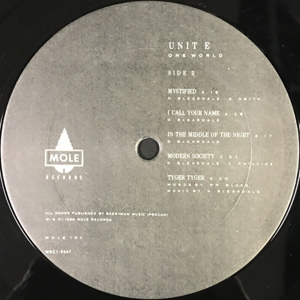 Unit E - One World | Mole Records (MOLE 101) - 4 Unit E - One World | Mole Records (MOLE 101) - 4
