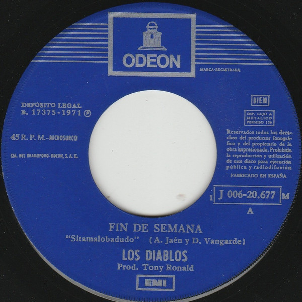 Los Diablos - Fin De Semana | Odeon (1J 006-20.677) - 3